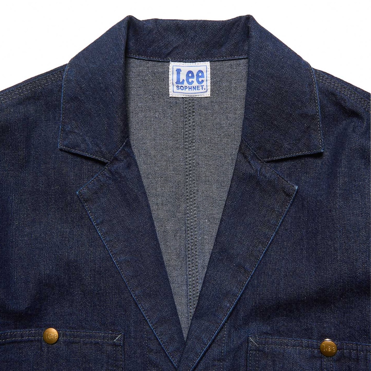 SOPHNET.  / Lee DUNGAREES LOCO JACKET (Indigo) ラペル
